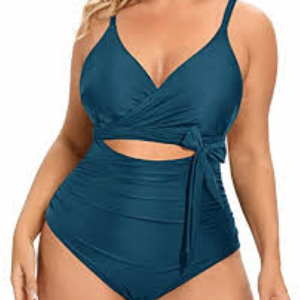 Women's Teal One Piece Swimsuit